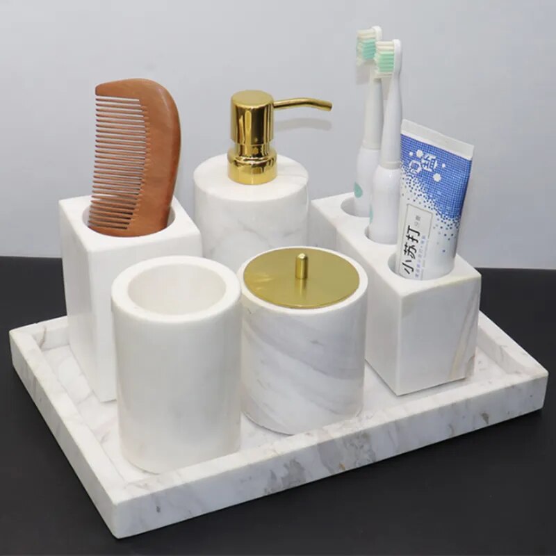 Soap Making Diy Kit - 1pc Nordic Marmor Material Bad Zubehör