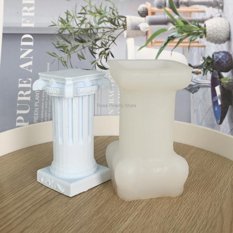 Soap Making Gifts - 3D römische Säule Kerze Silikonform DIY