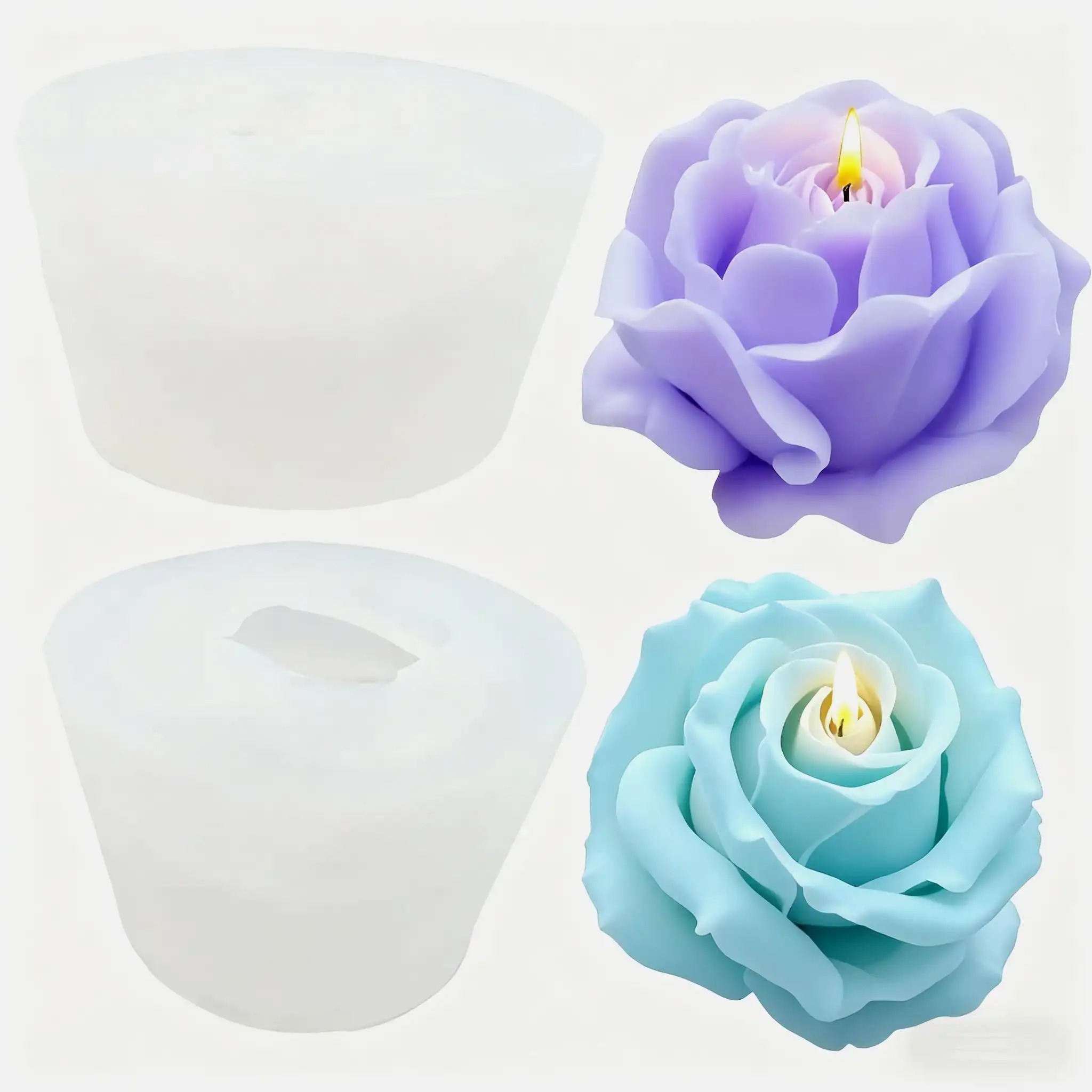 2-teiliges, romantisches 3D-Ro – Soap Making Gifts Bewertung und Preis