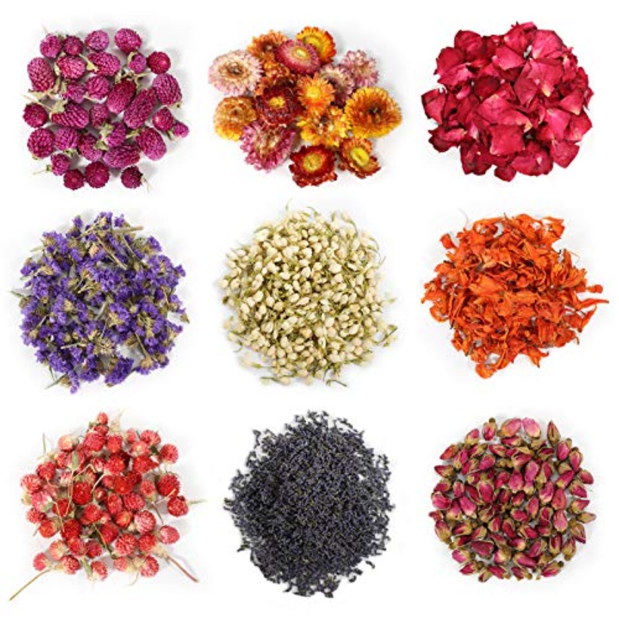 9 Beutel Getrocknete Blumen, 1 – Soap Making Diy Kit Bewertung und Preis
