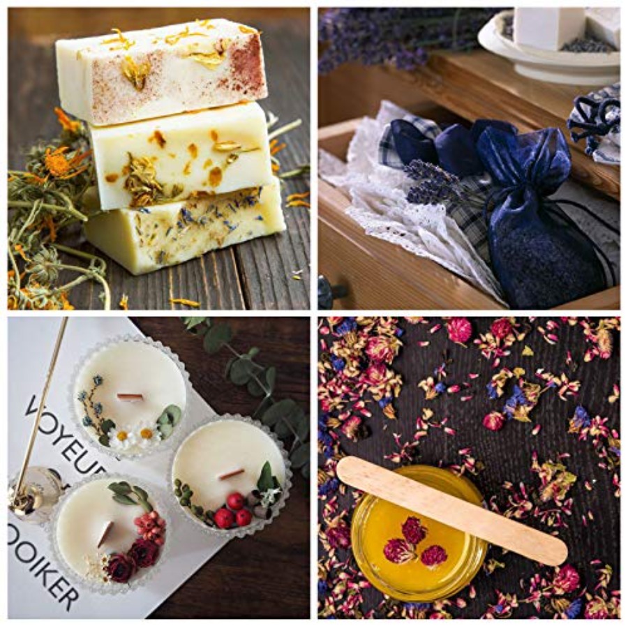 9 Beutel Getrocknete Blumen, 1 – Soap Making Diy Kit Bewertung und Preis