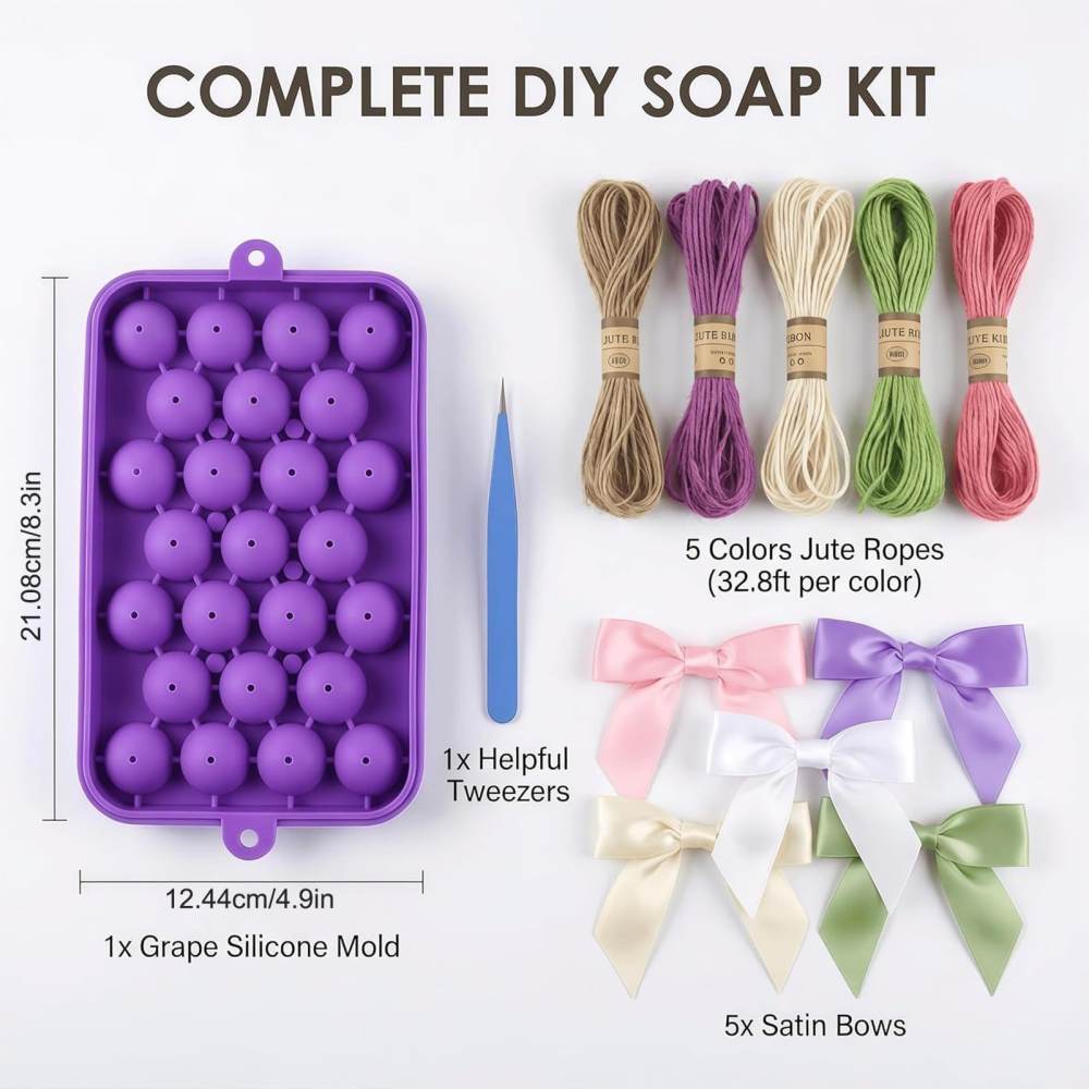 Traubenfrucht-Seifenform DIY-B – Soap Making Gifts Bewertung und Preis