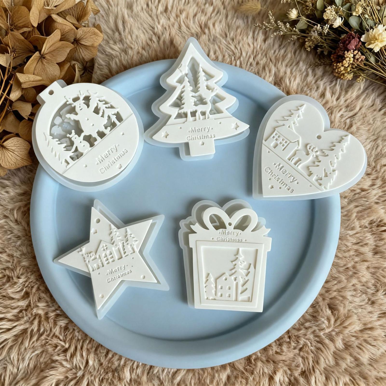 5-teiliges Weihnachts-Silikonf – Soap Making Kit For Beginners Bewertung und Preis